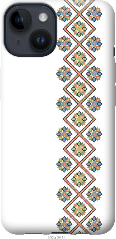

Чохол на iPhone 14 Вишиванка 24