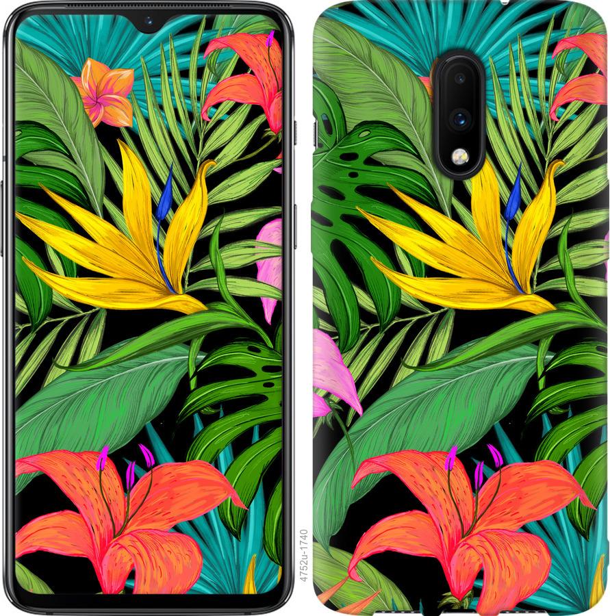 

Чохол на OnePlus 7 Тропічні листя 1