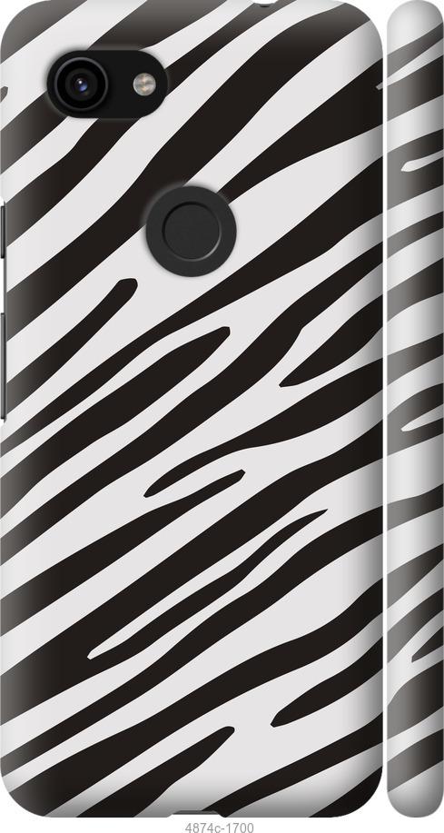 

Чехол на Google Pixel 3a Классическая зебра