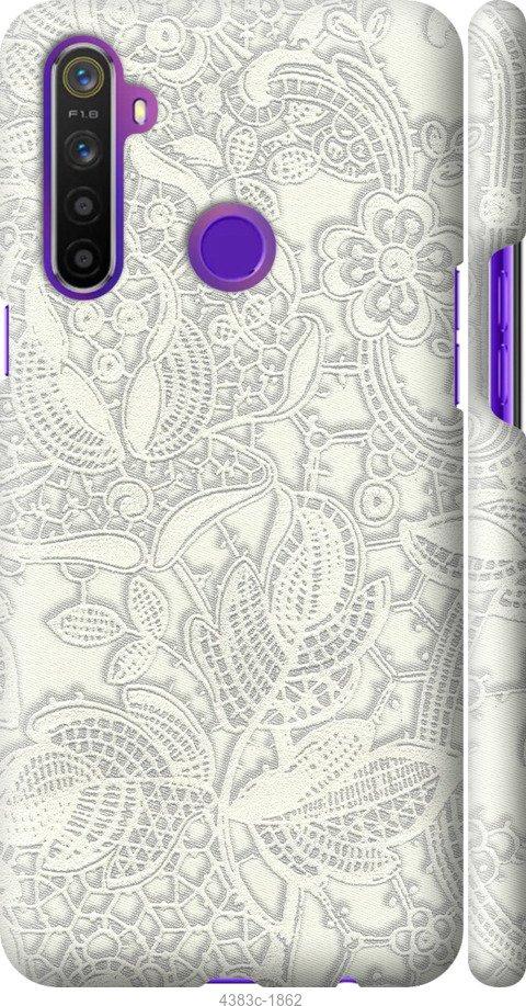 

Чохол на Realme 5 Біле мереживо
