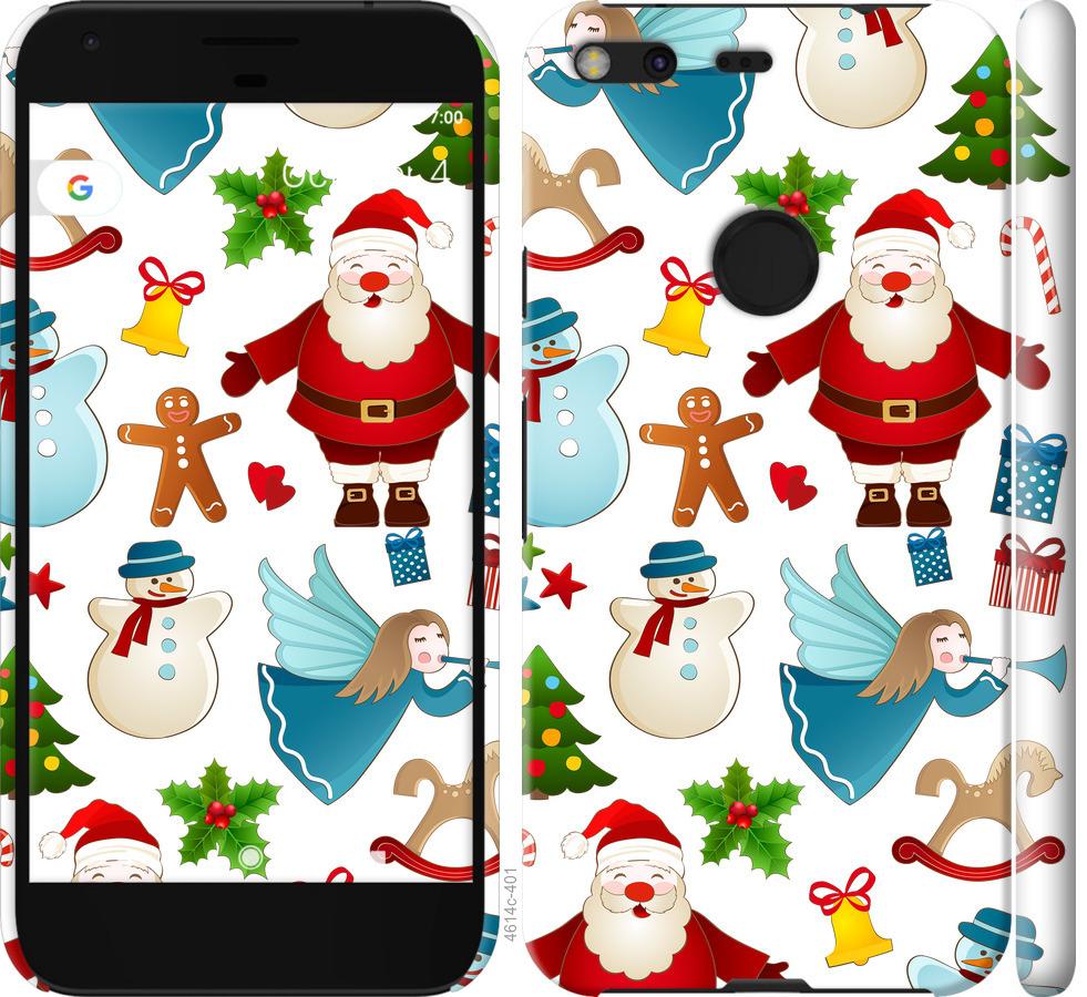 

Чехол на Google Pixel XL Новогодний 1