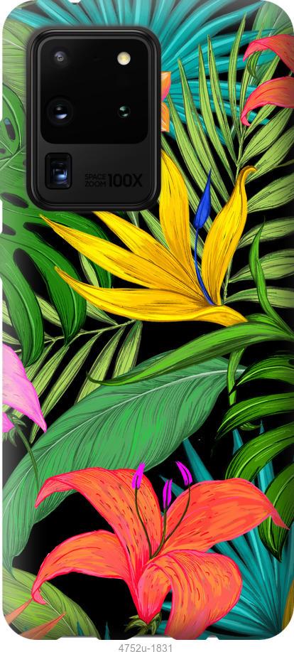 

Чохол на Samsung Galaxy Note 20 Ultra Тропічні листя 1