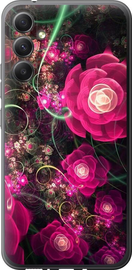 Чохол на Samsung Galaxy A34 A346E Абстрактні квіти 3