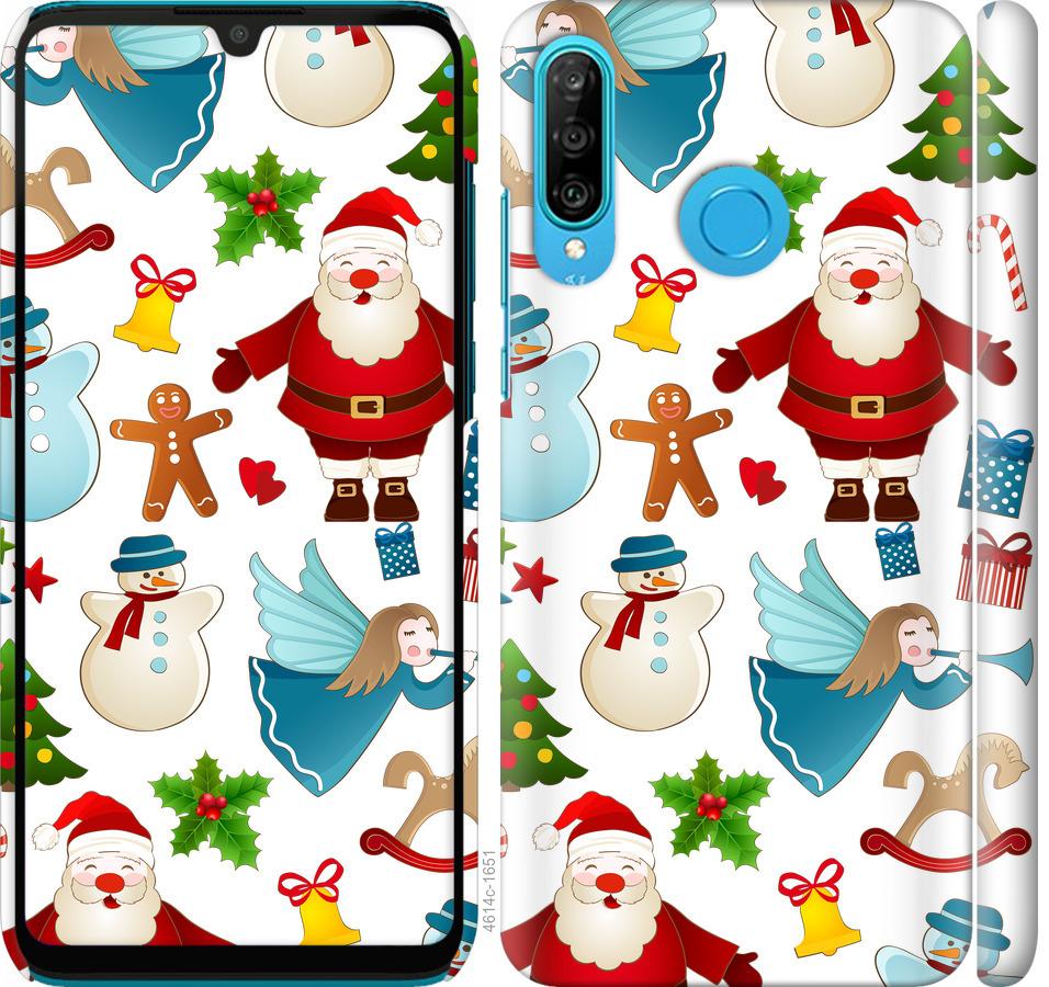 

Чехол на Huawei P30 Lite Новогодний 1