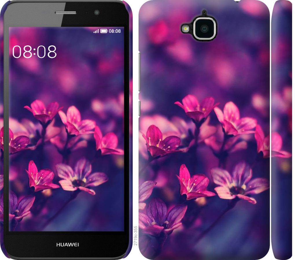 

Чохол на Huawei Y6 Pro Пурпурні квіти