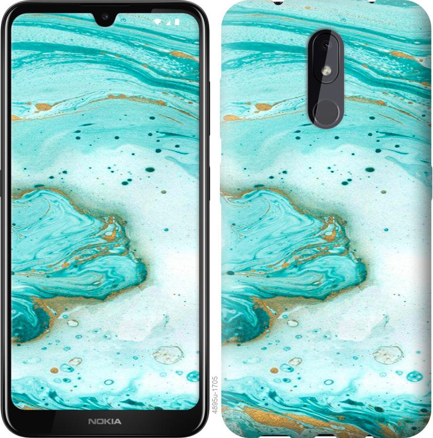 

Чехол на Nokia 3.2 Мраморный