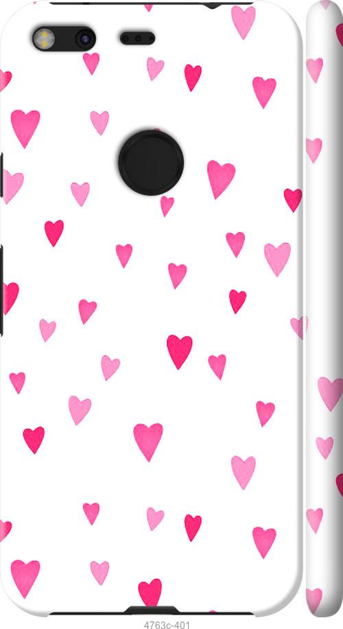 

Чехол на Google Pixel XL Сердечки 2