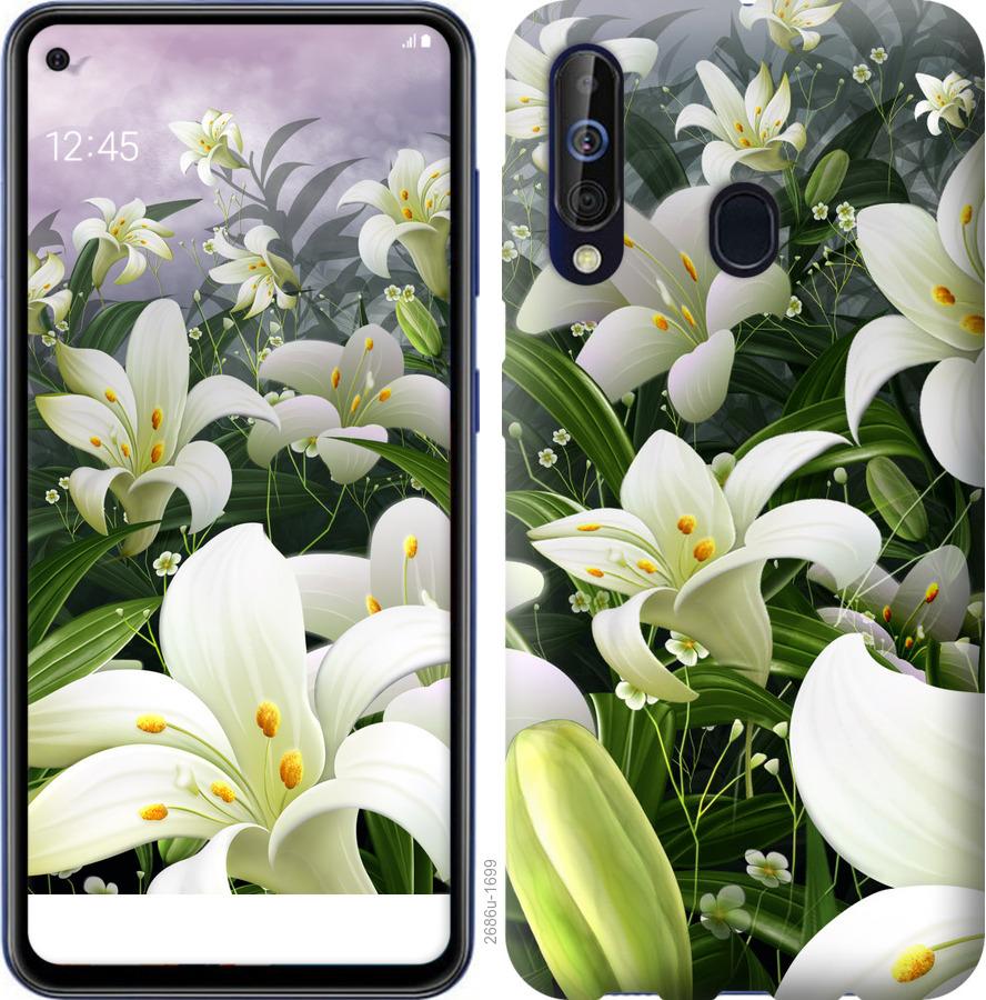 

Чохол на Samsung Galaxy A60 2019 A606F білі лілії