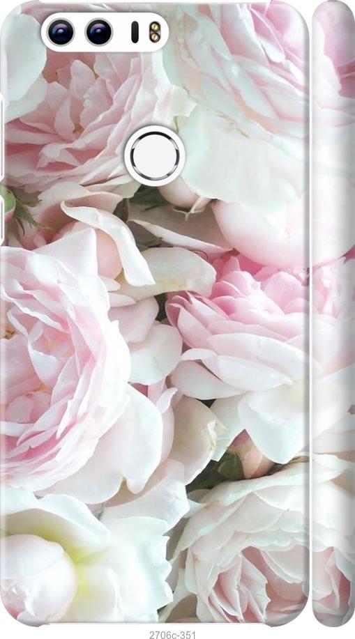 

Чехол на Huawei Honor 8 Пионы v2