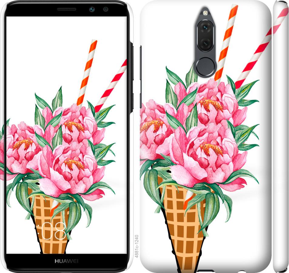 

Чехол на Huawei Mate 10 Lite Мороженое-пионы
