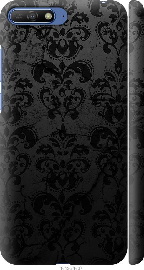 

Чехол на Huawei Y6 2018 узор черный