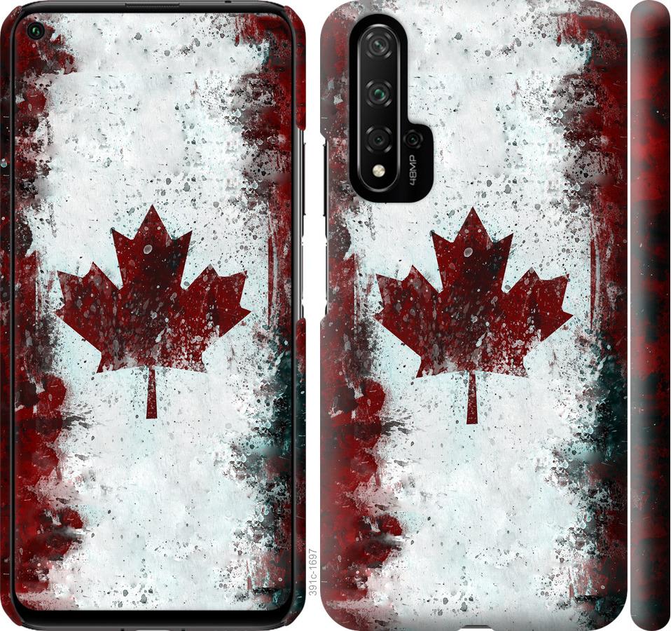 

Чохол на Huawei Nova 5T Прапор Канади
