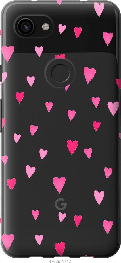 

Чехол на Google Pixel 3a XL Сердечки 2