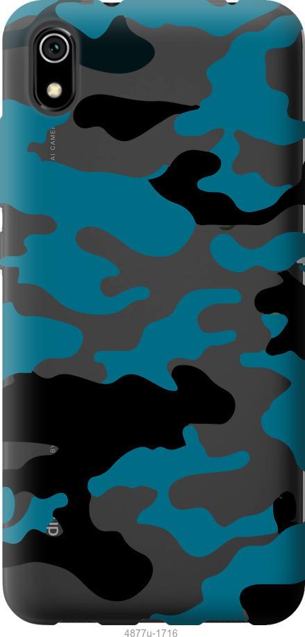 Чехол на Xiaomi Redmi 9A Камуфляж прозрачный фон