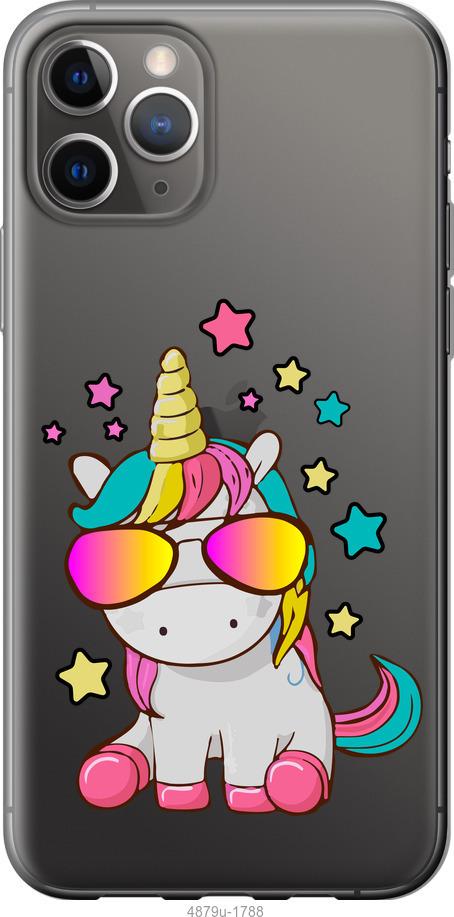 

Чехол на Google Pixel 4 Единорог в очках