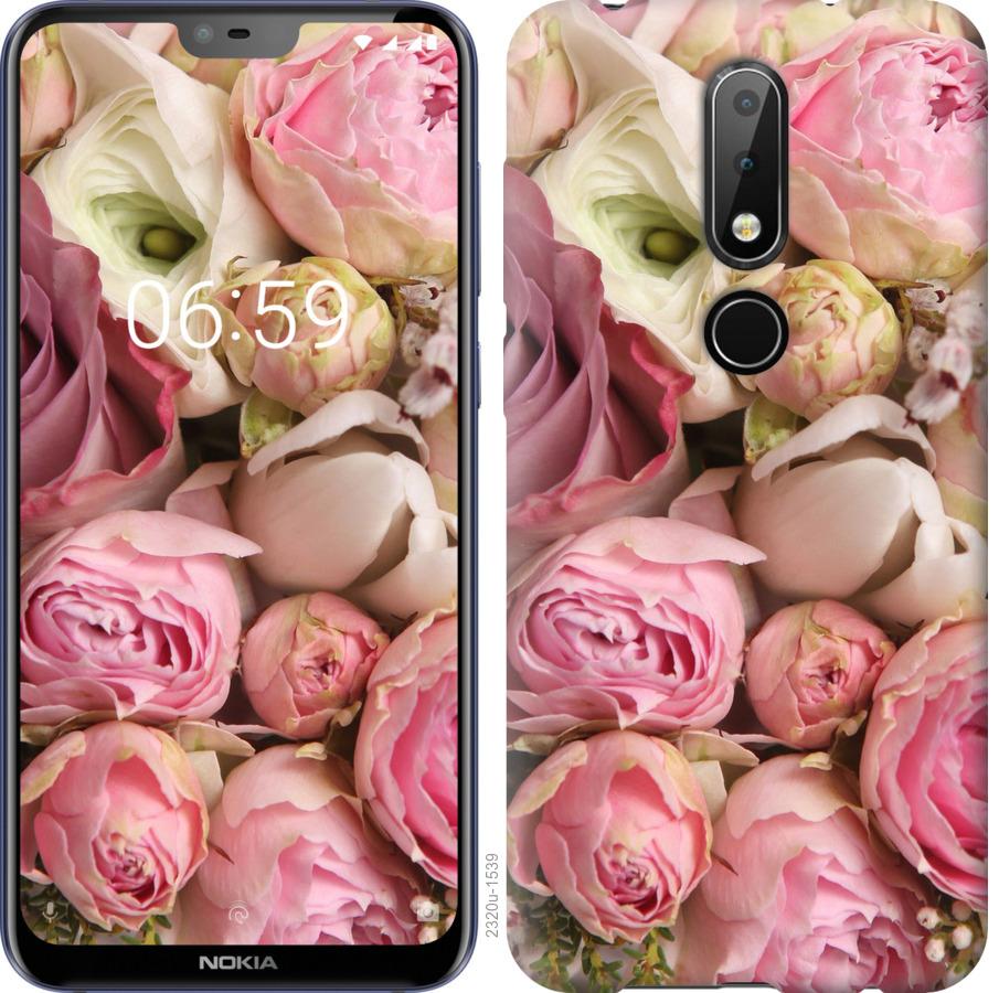 

Чехол на Nokia 6.1 Plus Розы v2