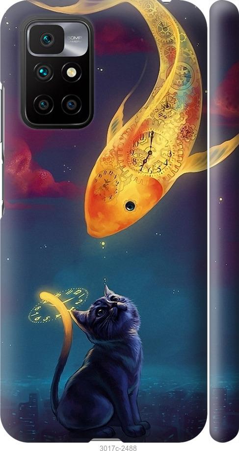 

Чехол на Xiaomi Redmi 10 Кошкин сон