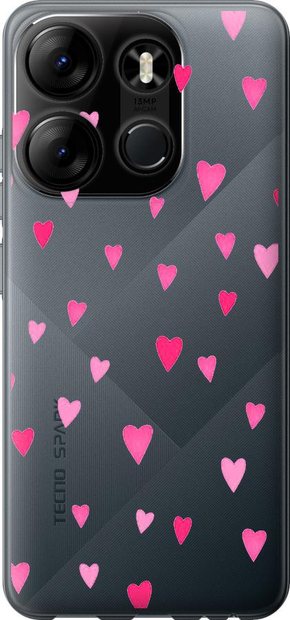 

Чохол на Tecno Spark Go 2023 BF7 Серця 2