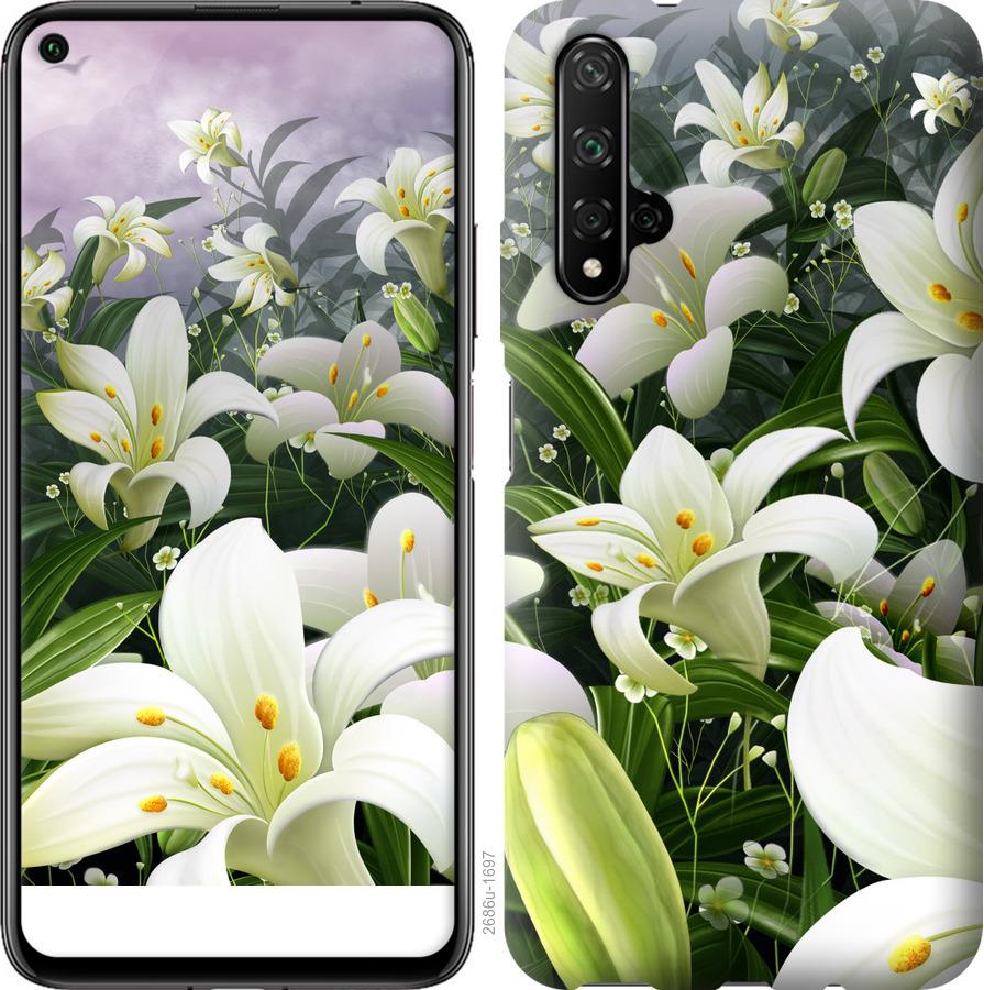 

Чохол на Realme X50 білі лілії