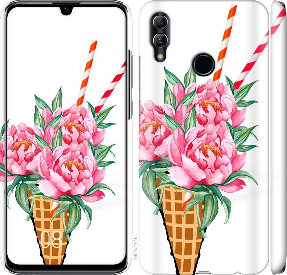 

Чехол на Huawei Honor 10 Lite Мороженое-пионы