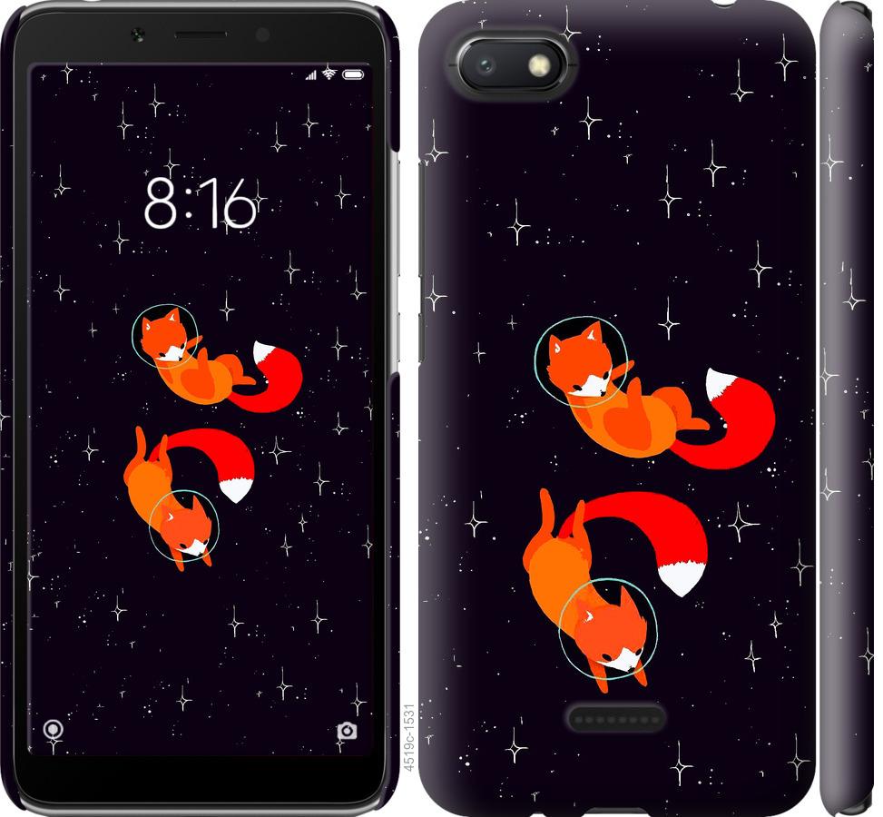

Чохол на Xiaomi Redmi 6A Лисиці в космосі