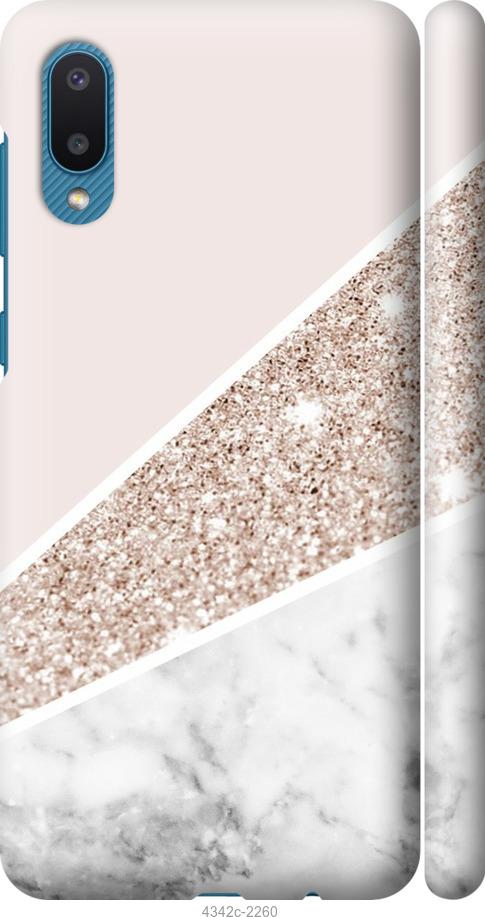 

Чехол на Samsung Galaxy A02 A022G Пастельный мрамор