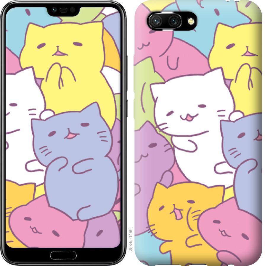 

Чехол на Huawei Honor 10 Котики