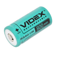 Аккумулятор 16340 VIDEX 800mAh Li-ion