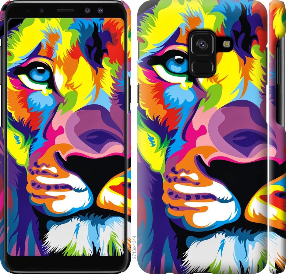 

Чохол на Samsung Galaxy A8 2018 A530F Різнобарвний лев