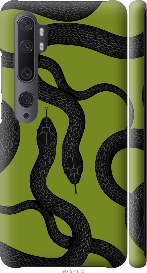 

Чехол на Xiaomi Mi Note 10 Змеи v2