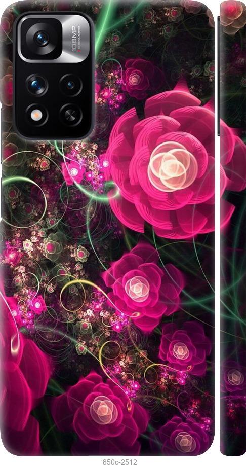 

Чохол на Xiaomi Redmi Note 11 Pro Абстрактні квіти 3