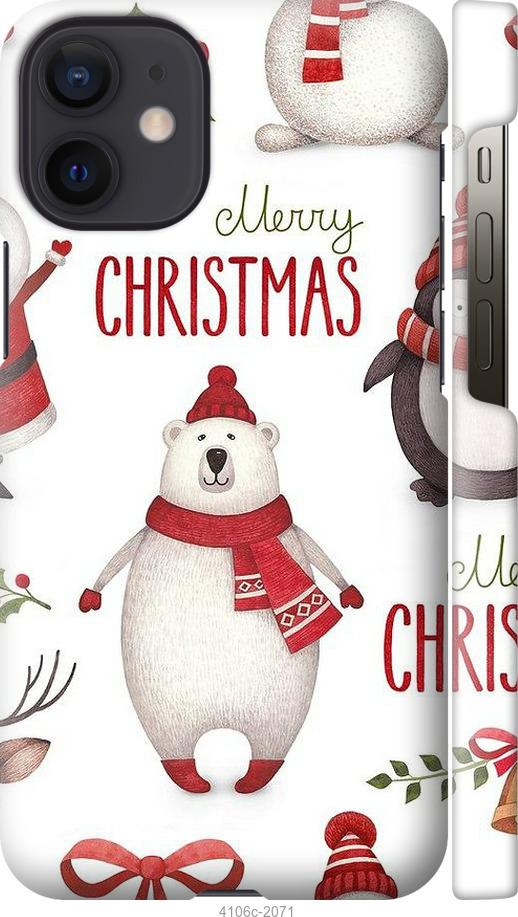 

Чехол на iPhone 12 Mini Merry Christmas