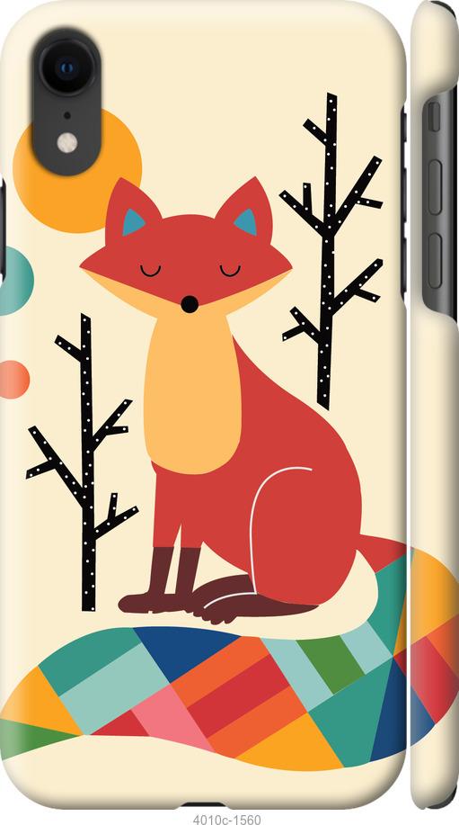 

Чехол на iPhone XR Rainbow fox