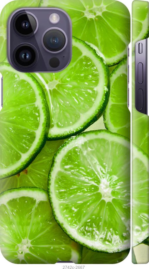

Чохол на iPhone 14 Pro Max Лайм