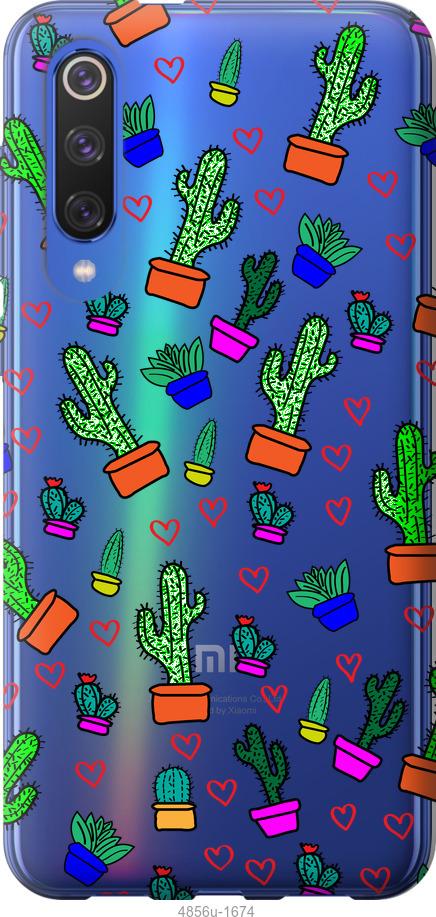 

Чехол на Xiaomi Mi 9 SE Кактусы 4