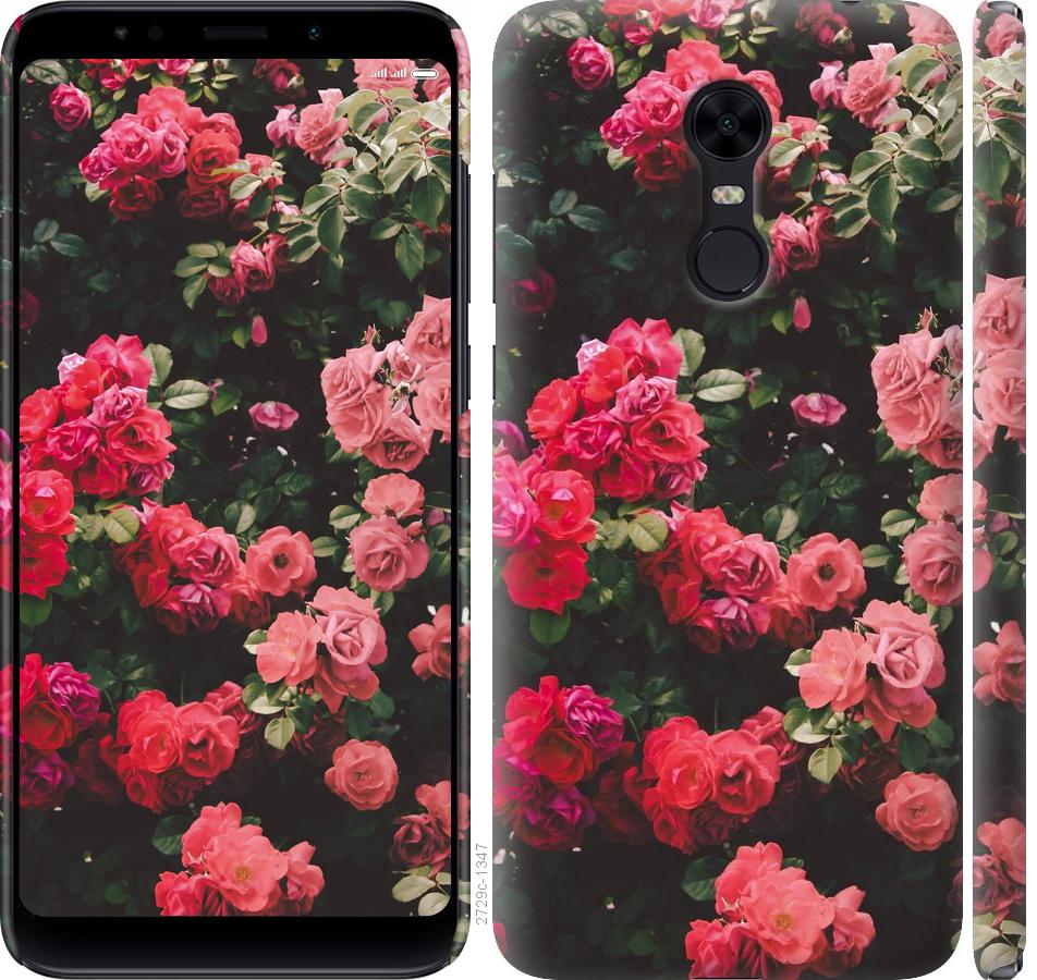 

Чехол на Xiaomi Redmi 5 Plus Куст с розами