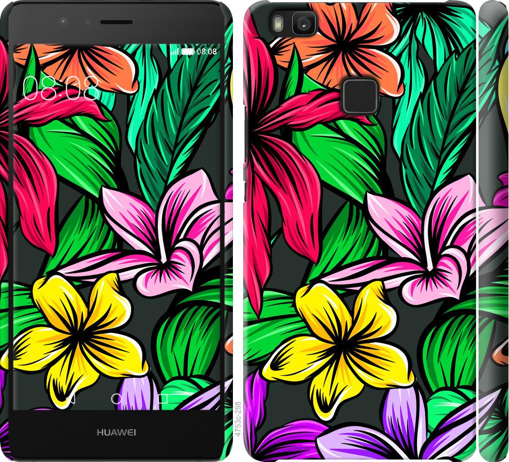 

Чохол на Huawei P9 Lite Тропічні квіти 1