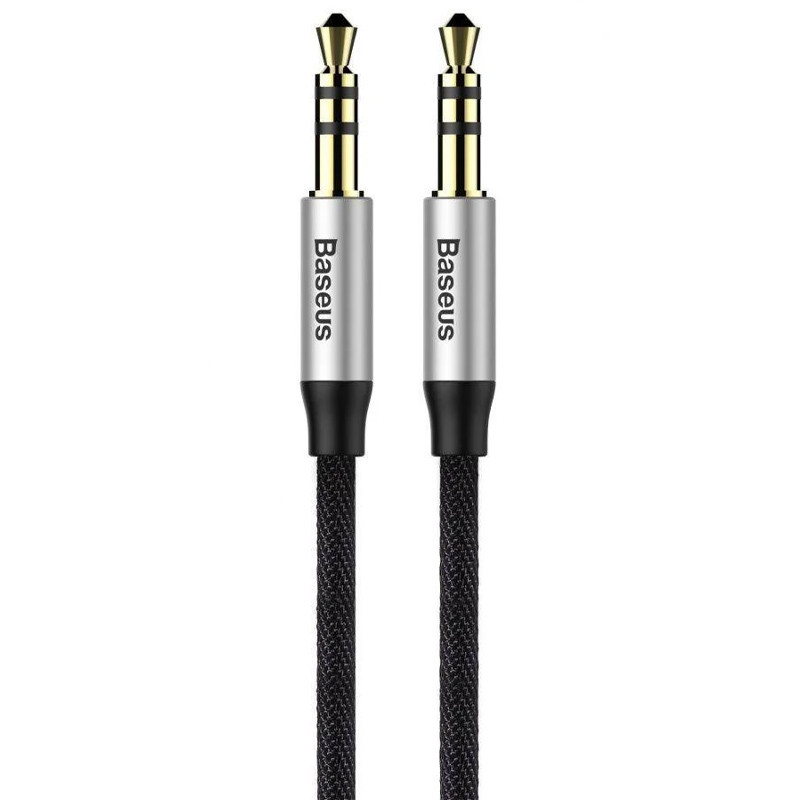 

Аудио кабель Aux Baseus Yiven M30 (0,5m) (Черный / Серебряный)