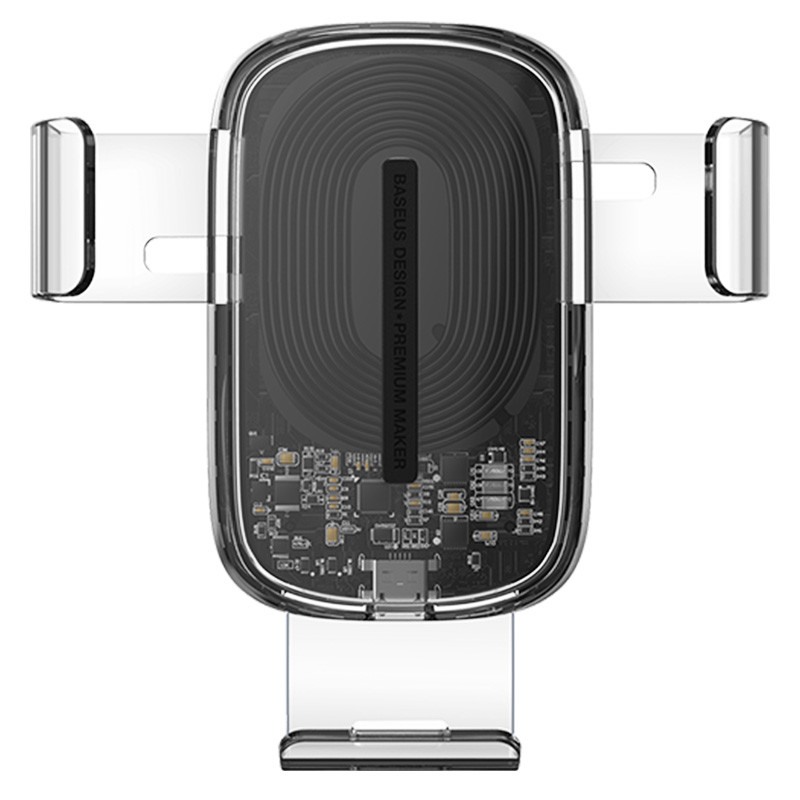 

Автодержатель с БЗУ Baseus Explore Gravity Car Mount 15W Прозрачный (162834)