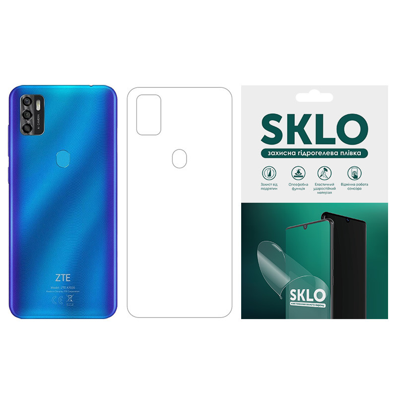 

Захисна гідрогелева плівка SKLO (тил) для ZTE для Автоаксессуары (Прозорий)