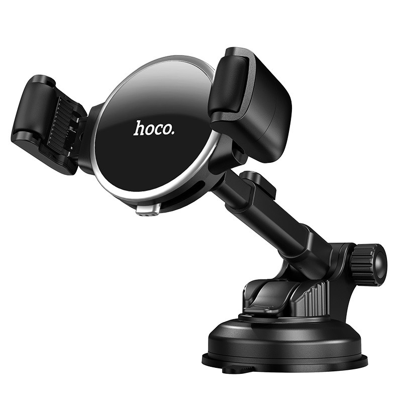 

Автодержатель Hoco S12 Lite Черно - стальной (133879)