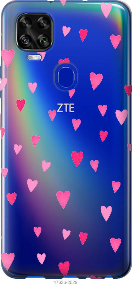 

Чехол на ZTE Blade V2020 Сердечки 2