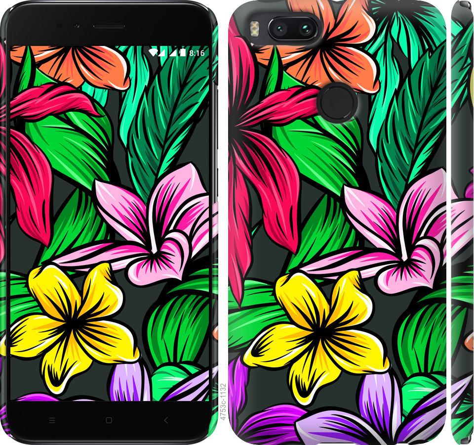 

Чехол на Xiaomi Mi 5X Тропические цветы 1
