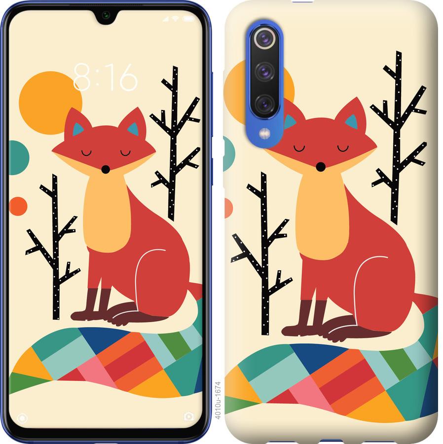 

Чехол на Xiaomi Mi 9 SE Rainbow fox