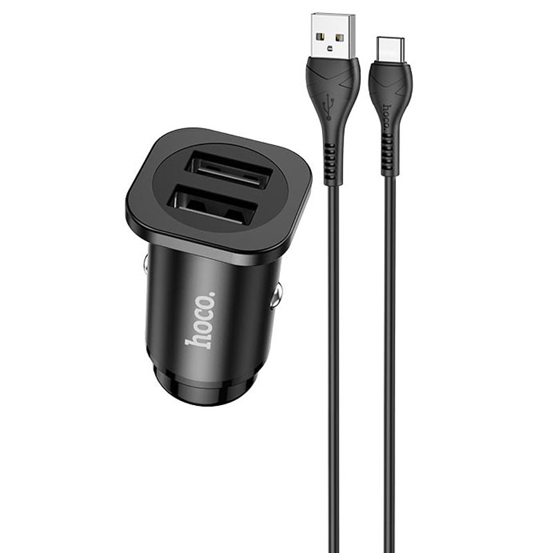 

АЗП Hoco NZ4 (2USB 2.4A) + Type-C