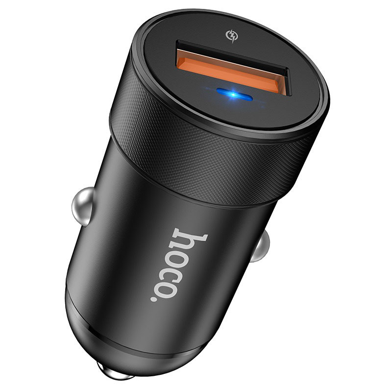 

АЗП Hoco Z32A QC3.0 (1USB / 4.0A) (Чорний)