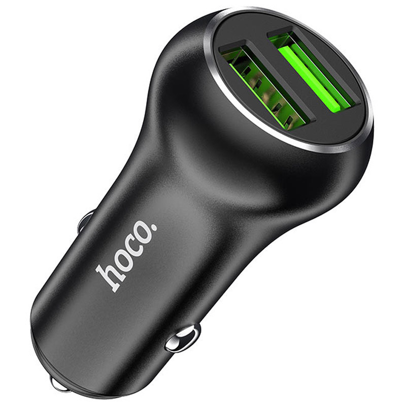 

АЗП Hoco Z37 QC3.0 (2USB) (Чорний)
