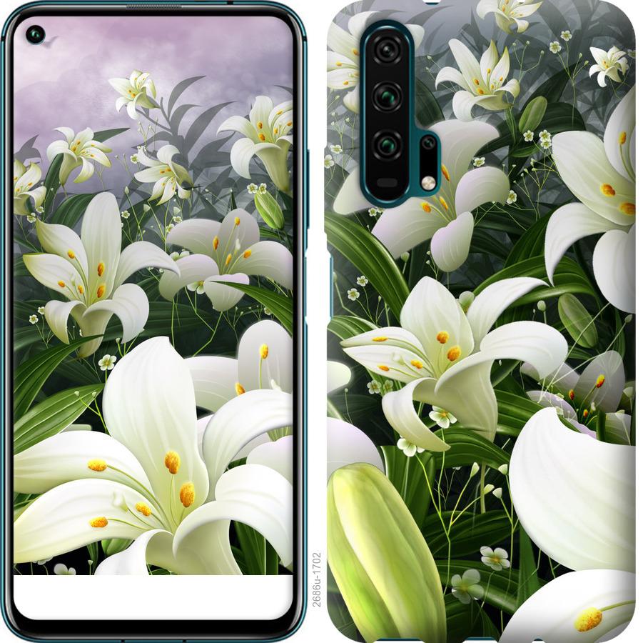 

Чохол на Huawei Honor 20 Pro білі лілії