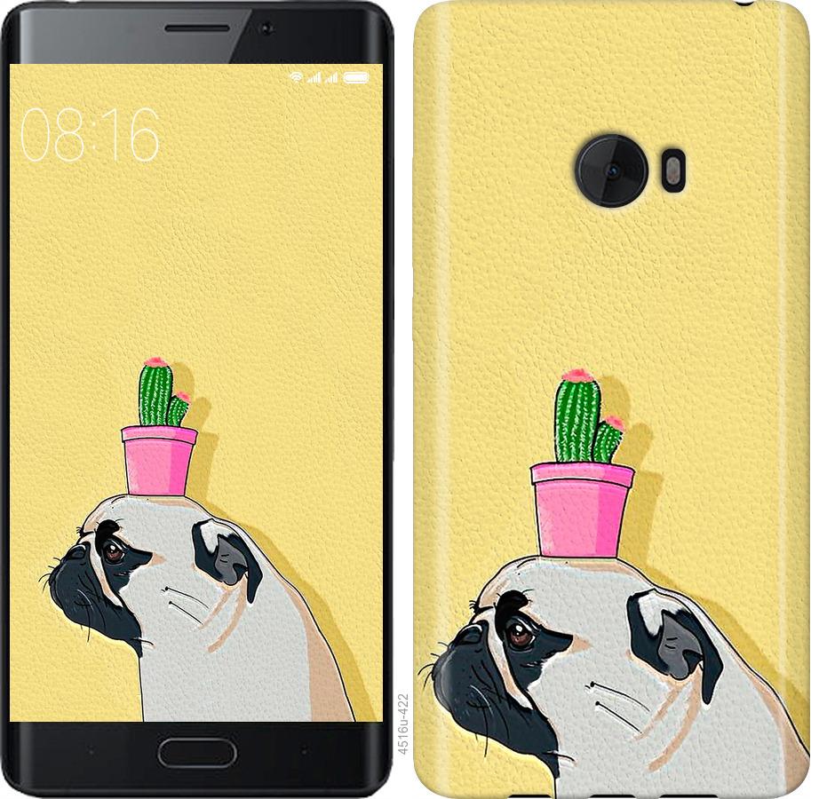 

Чохол на Xiaomi Mi Note 2 Мопс з кактусом