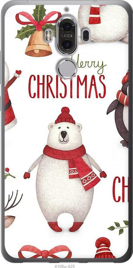 

Чехол на Huawei Mate 9 Merry Christmas